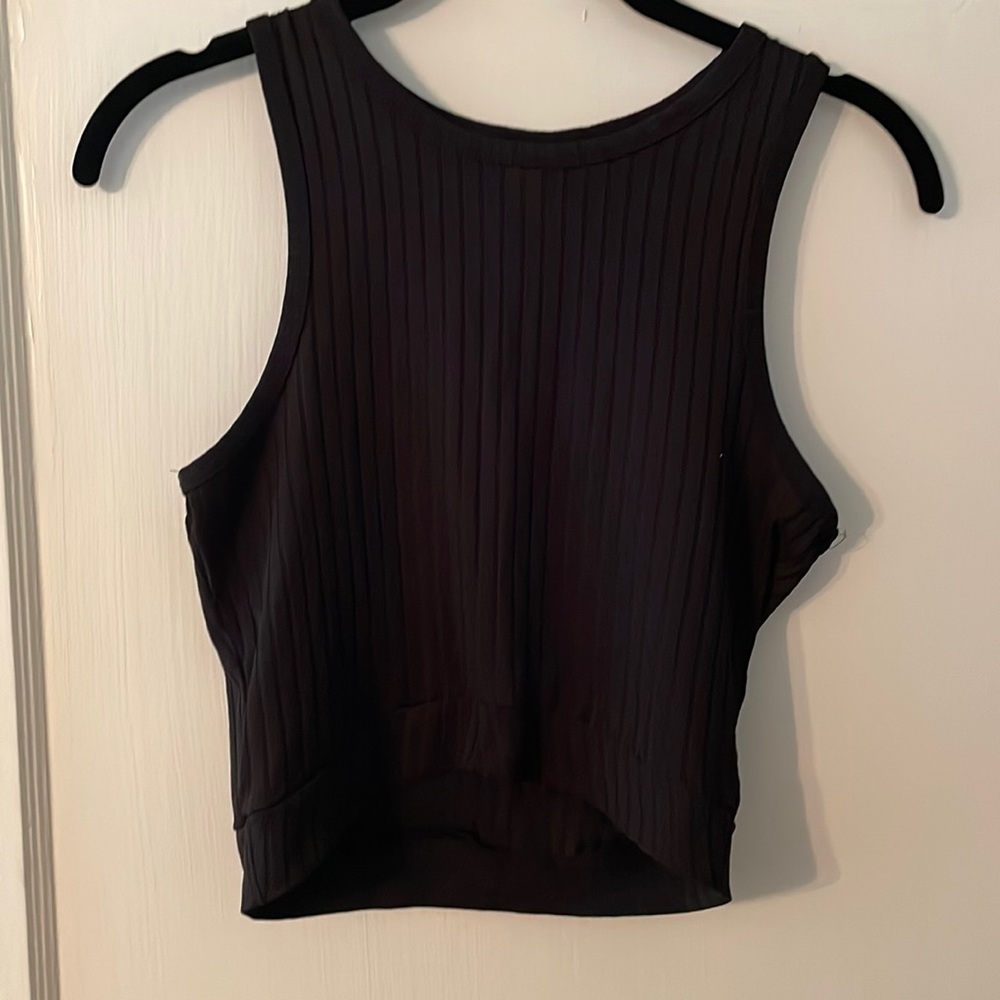 Bozzolo Black Crop Top